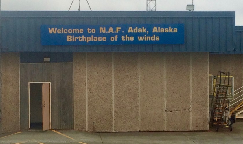 Adak Airport sign
